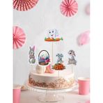 Parti Adresi Tavşan Temalı Kürdan Diş Buğdayı Cupcake Kürdanı Pasta Süsü 5'li
