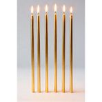 Parti Atölyesi Gold Pasta Mumu 6'lı (20 cm)