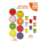 Parti Atölyesi Meyve Tema Doğum Günü Tabak Bardak Small Set 32 Kişilik