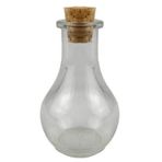 Parti Cam Şişe Mantar Tıpalı Armut 50 ml