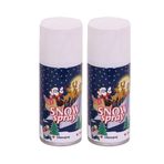 Parti dolabı 2 Adet Yılbaşı Kar Spreyi 150 ml (ERİMEYEN, AĞAÇ, PENCERE VE CAM IÇİN KALICI YAZI KAR SPREYİ)