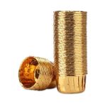 Parti dolabı 25'li Gold Kağıt Muffin Kek Ve Sufle Kapsülü Metalik Altın Sarısı Renkli Cupcake Pişirme Kalıbı
