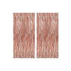 Parti dolabı 2li Rose Gold Pembe Kapı Duvar Parti Fon Arka Perde Işıltılı Yapışkanlı Doğum Günü Fotoğraf Perdesi