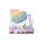 Parti Dolabı Karışık Renk Makaron 12 inç 25 Adet Balon