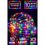 Parti dolabı Peri Led Işık 10 Metre Rgb Renkli Yılbaşı Dekoratif Aydınlatma Ramazan Bayramı Ev Süsleme