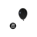 Parti Dükkanım 5 Inch Pastel Mini Siyah Balon 20 Adet