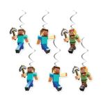 Parti Dükkanım Minecraft Asmalı Tavan Süsü (6 Adet)