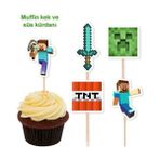 Parti Dükkanım Minecraft Şekilli Kürdan (10 Adet)