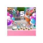 Parti Evreni Super Kitties Temalı Doğum Günü Seti | Yaş Seçenekli Afiş, Pasta Süsü Seti, Balon