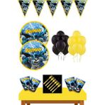 Parti Furyası Batman Doğum Günü Konsepti 40 Kişilik Sarı Ekonomik Set+Batman Parti Malzemeleri 40 Kişilik Ekonomik Set - Renkli