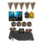 Parti Furyası Harry Potter Doğum Günü Parti Seti 32 Kişilik 35x50 cm Afişli – Tabak Balon Süsleri Sihirli Konsept