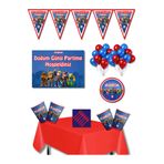 Parti Furyası Roblox 8 Kişilik Doğum Günü Parti Seti 70x100 cm Mega Afişli – Tabak Bardak Balon Roblox Süsleri