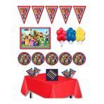 Parti Furyası Süper Mario 40 Kişilik Parti Malzemeleri Seti 35x50 cm Afişli Doğum Günü Süsleri