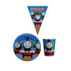 Parti Furyası Thomas Tren 8 Kişilik Erkek Doğum Günü Mini Set Erkek Çocuk Parti Seti Süsleme