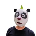 Parti Hayvan Başlığı, Komik Hayvan Başlığı, At, Panda Baş Seti Lateks maske çünkü maske Cadılar Bayramı Kostümleri Komik Sahne (Panda Hood)