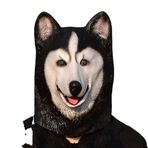 Parti Hayvan Başlığı, Komik Hayvan Başlığı, At, Panda Kafa Seti Lateks maske çünkü maske Cadılar Bayramı Kostümleri Komik Sahne (Dil Tüküren Husky)