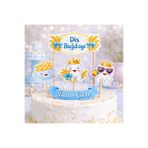 Parti Konsepti Diş Buğdayı Pasta Süsü Seti Turuncu Dişim Çıktı 5’li Kürdan Çubuklu Cake Topper