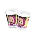 Parti Outlet 8'li Masha And The Bear Bardak