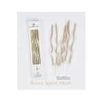 parti pera Beyaz Altın Pasta Mumu Spiral Kıvrık Mum 6'lı