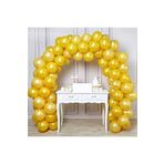 PARTİ SEPETİ Zincir Balon Seti Gold 5 Metre
