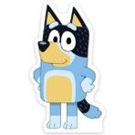 Parti Show Bluey Bandit Ayaklı Pano 35 cm - Renkli