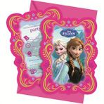 Parti Şöleni Frozen 6 Adet Davetiye