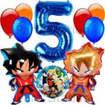 Parti Station Anime Dragon Ball 5 Yaş Balon Set Vegeta Ve Son Goku Balon Dragon Ball Konsept Doğum Günü Balon