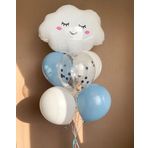 Parti Station Bulut Balon Set Bulut Konsept Balon Buketi Gökyüzü Doğum Günü Balon Set