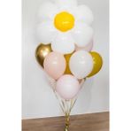 Parti Station Çiçek ve Bahar Konsept Papatya Balon Set Papatya Balon Buketi Daisy Balloon Doğum Günü Balon Set