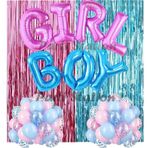 Parti Station Cinsiyet Belirleme Partisi Kız mı Erkek mi Konsept Balon Süsleme Set Gender Party Girl Or Boy