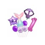 Parti Station Deniz Kızı 1 Yaş Balon Set PSDNZ1BS