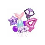 Parti Station Deniz Kızı 4 Yaş Balon Set PSDNZ1BS