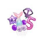 Parti Station Deniz Kızı 5 Yaş Balon Set PSDNZ1BS