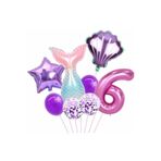 Parti Station Deniz Kızı 6 Yaş Balon Set PSDNZ1BS