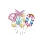 Parti Station Deniz Kızı Kuyruk 0 Yaş Folyo Balon Set PSDENİZYAS