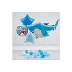Parti Station Deniz Okyanus Canlıları Konsept Köpek Balığı Balon Set Shark Balloon Doğum Günü Set