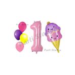 Parti Station Dondurma Pastane 6 Yaş Balon Set PSSEKER-1