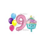 Parti Station Dondurma Pastane 9 Yaş Balon Set PSSEKER-1
