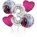 Parti Station Frozen 3 Yaş Balon Set Elsa Balon Folyo Balon Set Konsept Karlar Ülkesi Doğum Günü Set Yaş Balon