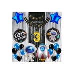 Parti Station Kozmik Uzay 3 Yaş Doğum Günü Balon Set PSUZAYSET