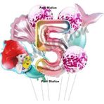 Parti Station Küçük Deniz Kızı Ariel 5 Yaş Balon Set