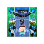 Parti Station Minecraft Balon Set 1 Yaş Minecraft Oyun Konsept Doğum Günü Parti Balon Set Minecraft Doğum Günü