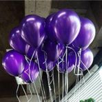 Parti Station Mor Balon Violet Renk Balon Lateks Balon Doğum Günü Balonu Mor Renk 10 Adet
