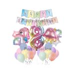 Parti Station Okyanus Deniz Canlıları Pembe 8 Yaş Balon Set PSDENİZX