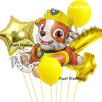 Parti Station Paw Patrol Balon Set 4 Yaş Paw Petrol Rubble Doğum Günü Parti Folyo Balon Seti