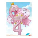 Parti Station Pembe Dinozor 4 Yaş Balon Set PSPİNKDİNO