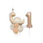 Parti Station Retro Dinozor 1 Yaş Balon Set PSBOHDİNO