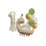 Parti Station Retro Dinozor Tema 1 Yaş Balon Set PSBOHODİNO