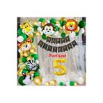 Parti Station Safari Hayvanlar 5 Yaş Helyum Balon Set PSSAFARİBLN3