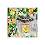 Parti Station Safari Hayvanlar 6 Yaş Helyum Balon Set PSSAFARİBLN3